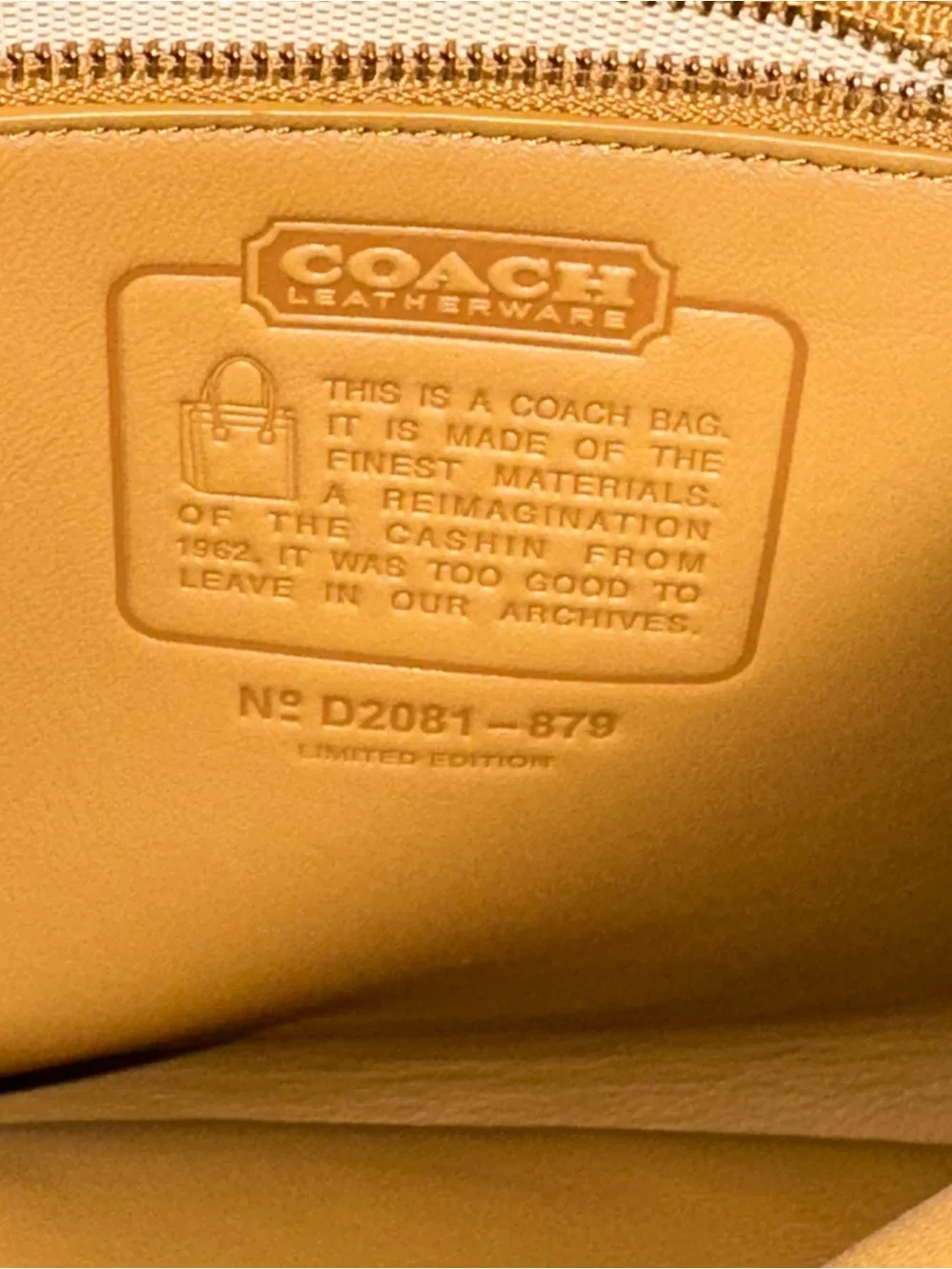 Coach Cashin Carry Tote 29 - Limited Edition